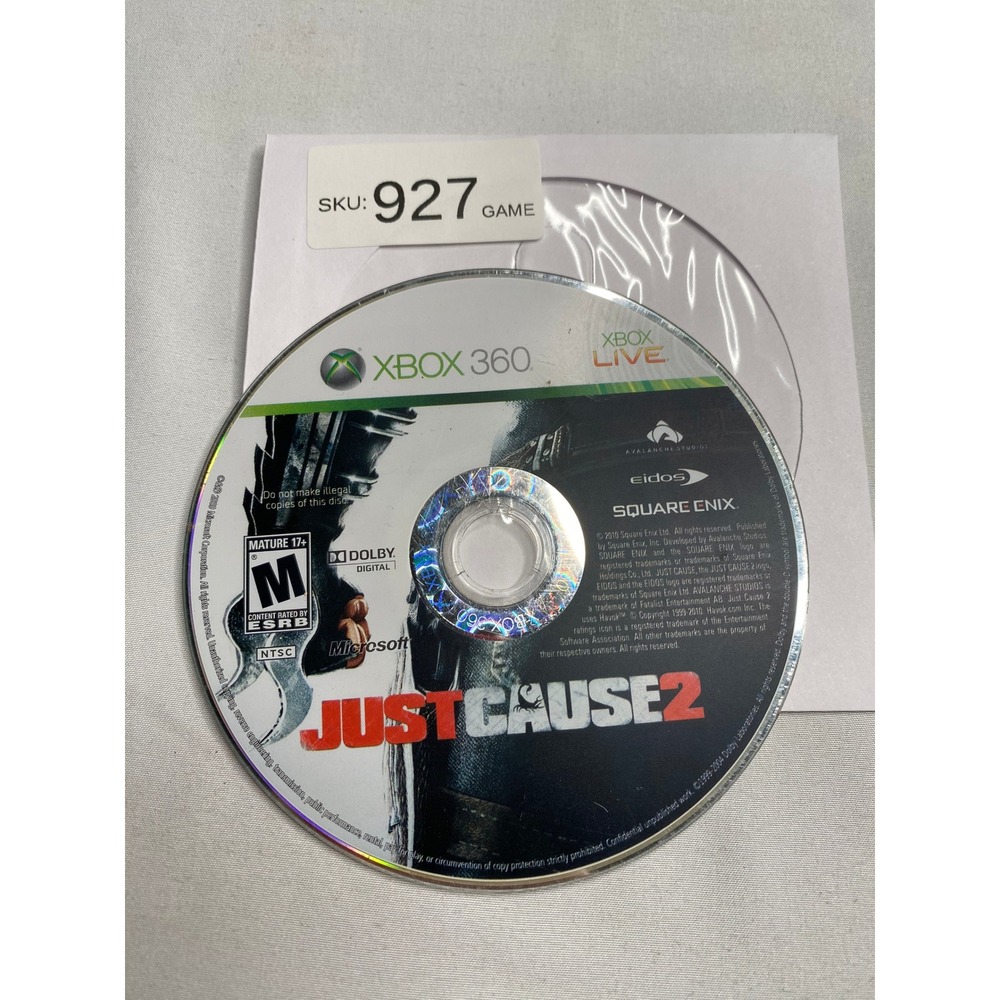 Just Cause 2 Microsoft Xbox 360